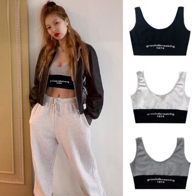 Áo bra thể thao croptop slowyuers 1974 quyến rũ