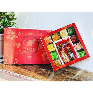 [Quà Biếu Tết]Hộp mứt tết sang trọng