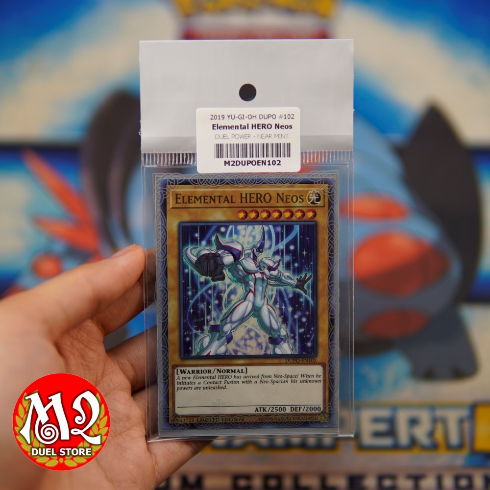 Thẻ bài YUGIOH DUPO-EN102- Elemental HERO Neos - ULTRA RARE - Bảo quản M2SCCQ-LITE