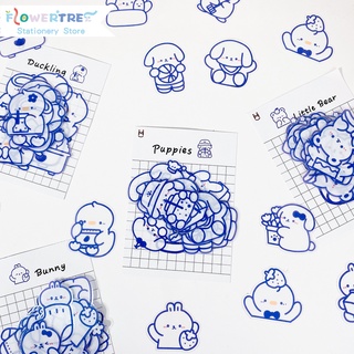 Set 24 nhãn dán trang trí sổ lưu niệm tạp chí dễ thương