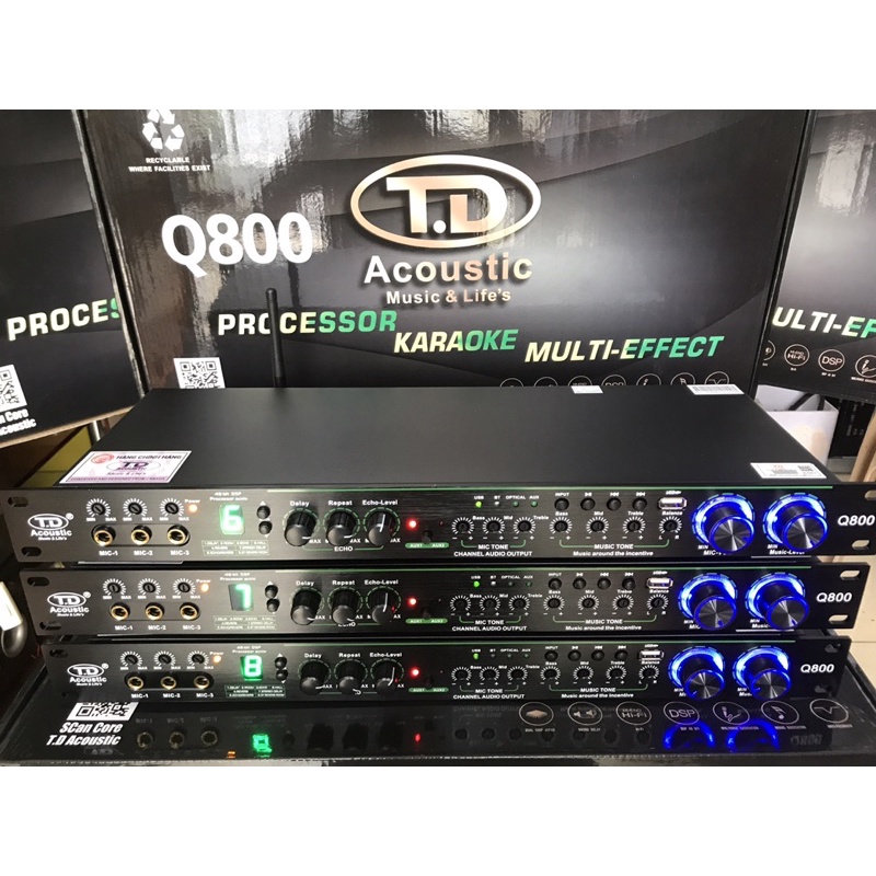 Vang cơ TD có 8 chế độ FX reverb