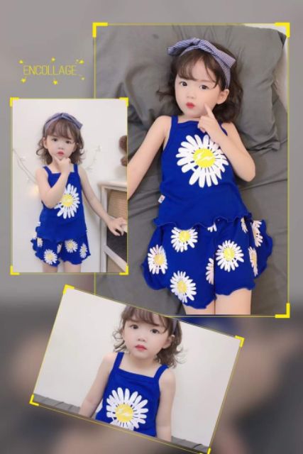 Bộ hai dây hoa cúc siêu cute cho bé