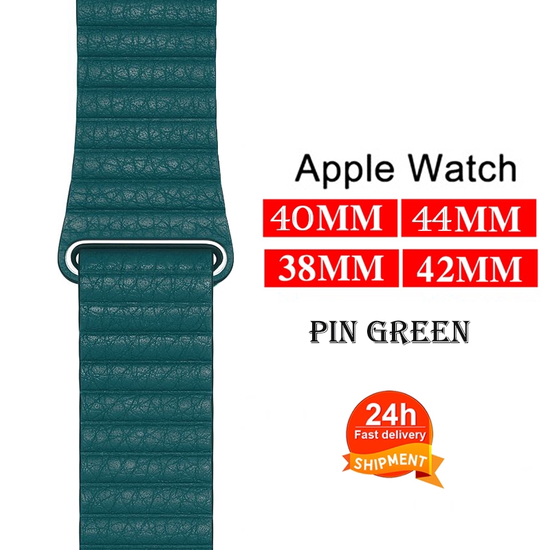 Dây đeo da thật cho đồng hồ Apple series ultra8 7 6 5/4/3/2/1 42Mm 38Mm 44Mm 40Mm 45mm 49mm