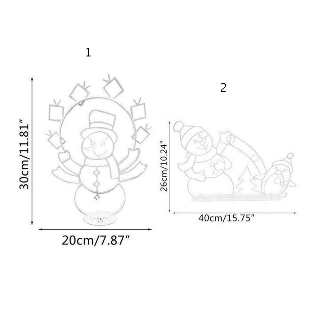 ESPO Đèn Hình Người Tuyết / Chim Cánh Cụt Trang Trí Năm Mới / Giáng Sinh