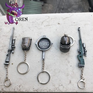 [SIÊU RẺ] MÓC KHÓA PUBG (CHẢO/ BALO/ SÚNG/ MŨ 3)