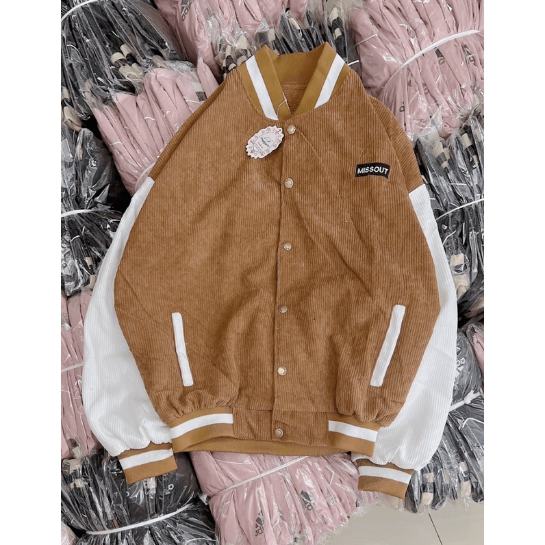 Áo Bomber Nhung Tăm Unisex Form Rộng Cực Xịn Cực Ngầu Siêu HOT  - ĐĂNG QUANG CLOTHER