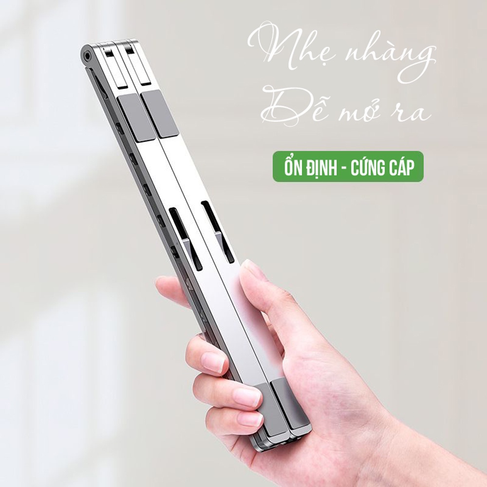 KỆ, GIÁ ĐỠ LAPTOP NHỰA Gấp Gọn Giúp Tản Nhiệt Làm Mát