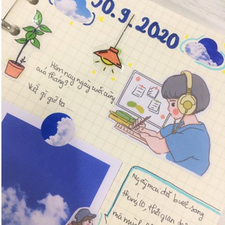 Daily Sticker trang trí sổ