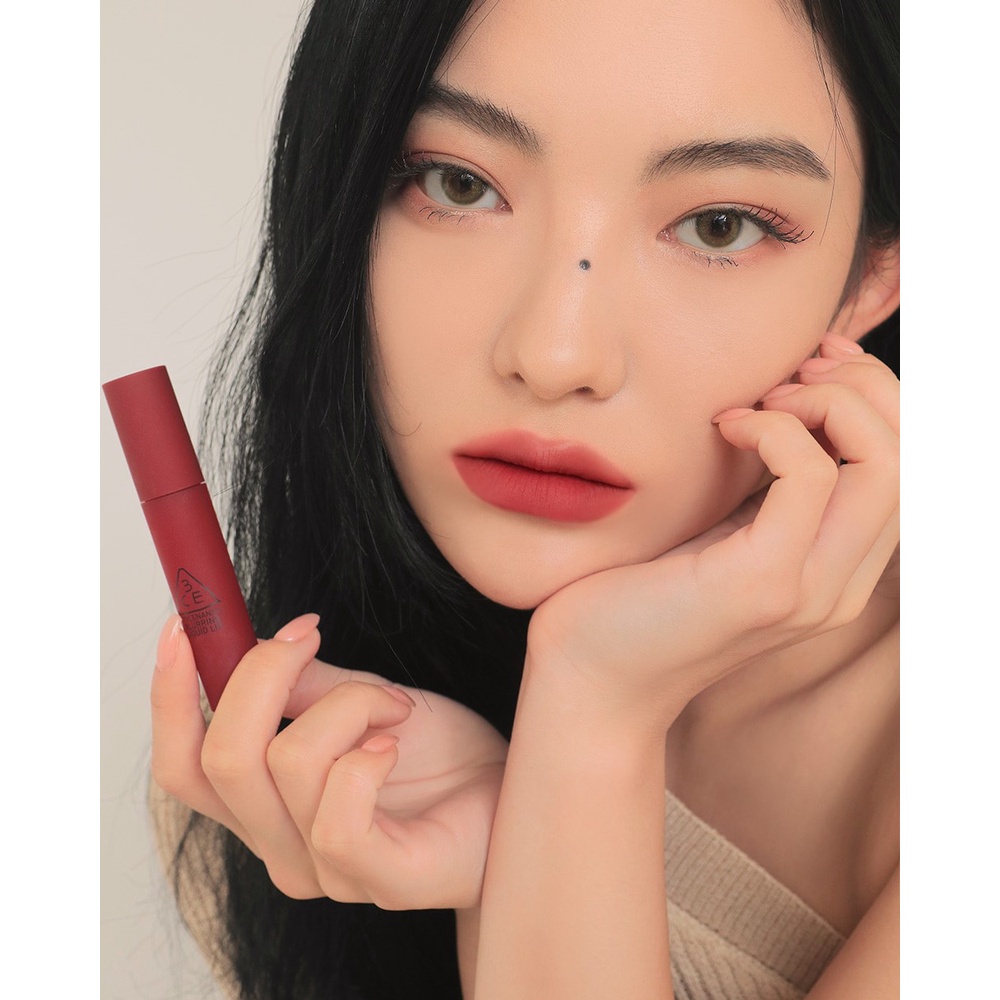 Son kem 3CE blurring liquid lip #BEARBERRY #màuhồngnâu #màumận | BigBuy360 - bigbuy360.vn
