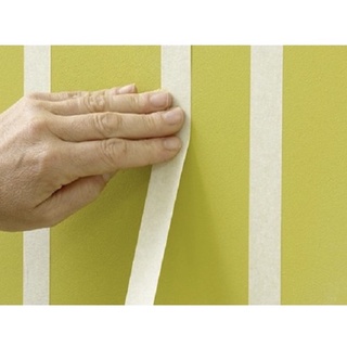 Băng keo giấy trắng, cuộn băng keo hỗ trợ vẽ tranh màu nước, phun sơn màu dài 20m