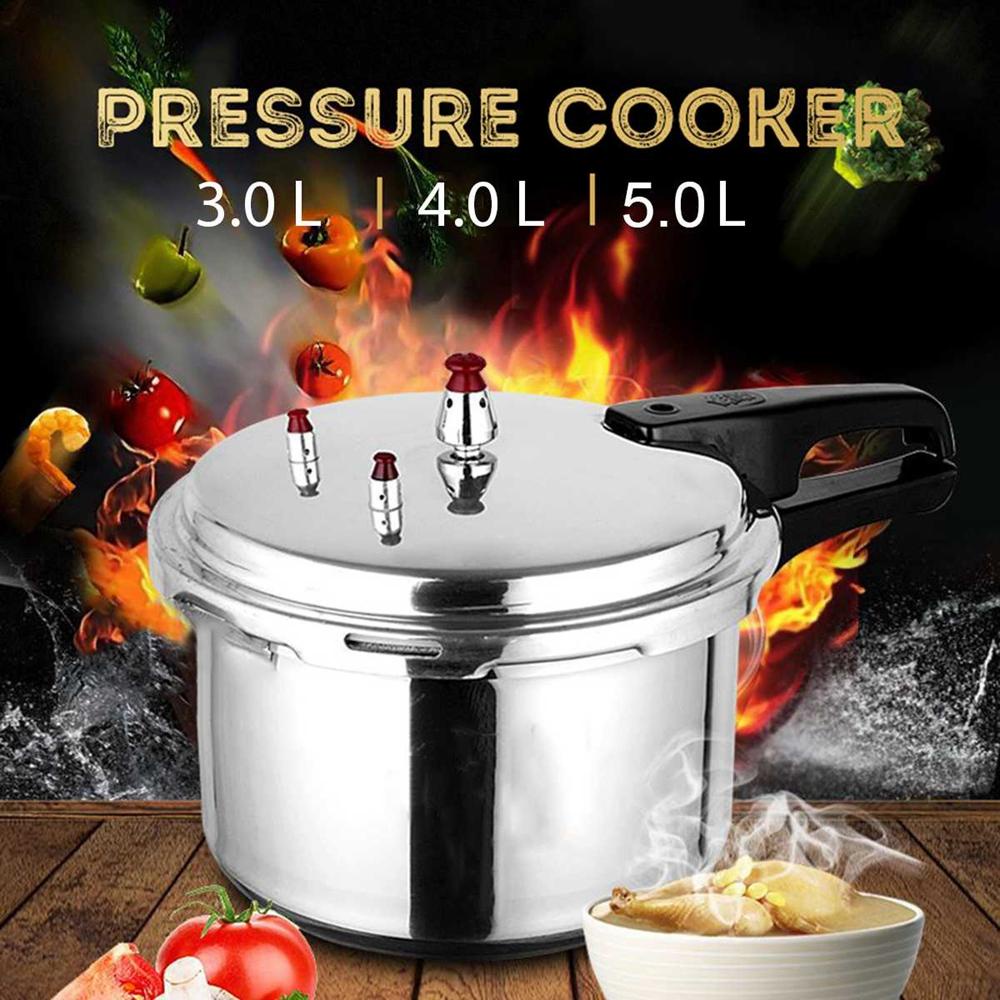 Nồi Áp Suất Nấu Súp Dung Tích 3 / 4 / 5L 18 / 20 / 22cm Tiện Dụng Khi Đi Cắm Trại