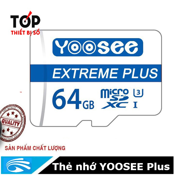 Thẻ Nhớ MicroSDXC YooSee Plus 64G