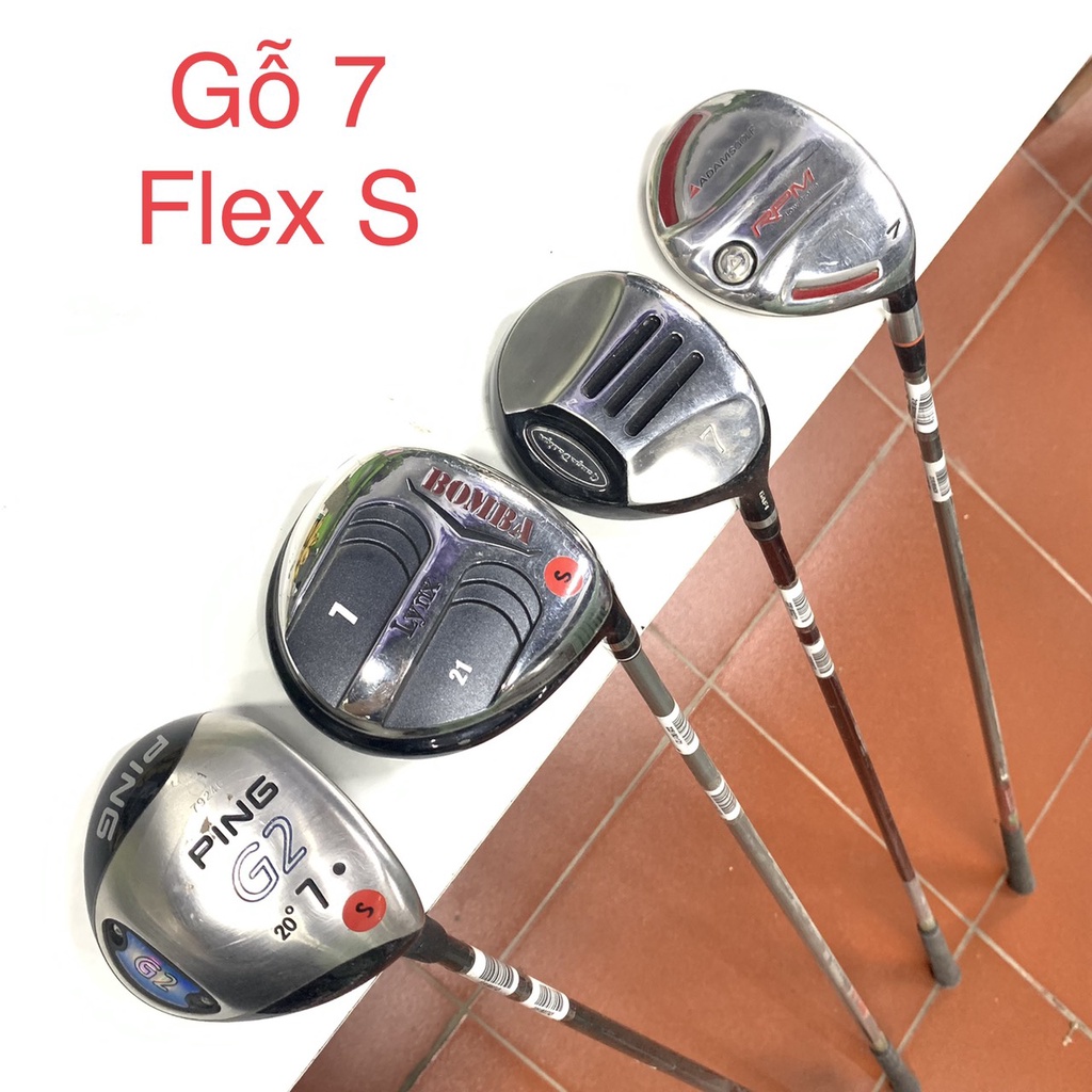 Gậy golf cũ Fairway Wood Gậy gỗ số 7 flex L, R, SR, S đồng giá 200k