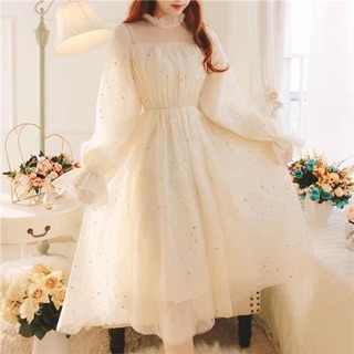 [CÓ SẴN][FREESHIP50K] VÁY CÔNG CHÚA UZZLANG ĐÍNH SAO LẤP LÁNH ( ảnh thật shop chụp ở cuối )