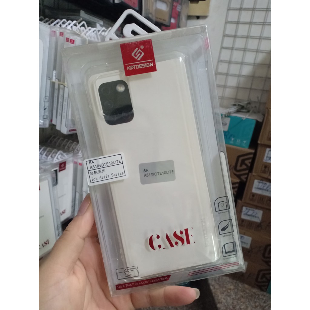 Ốp lưng dẻo KST Desing cho Samsung Note 10 Lite Trong suốt