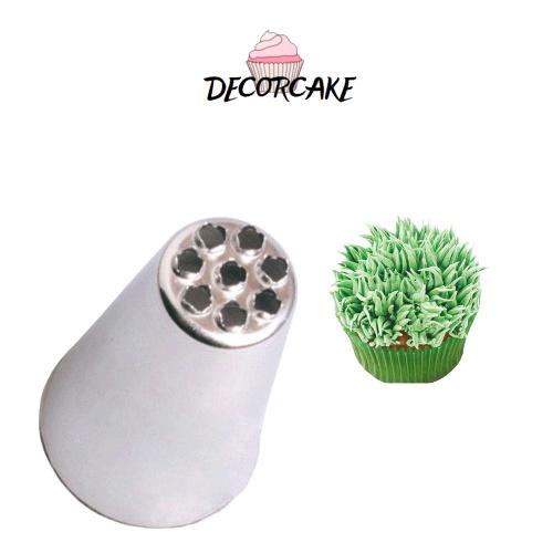Đui cỏ 234, Đuôi bắt cỏ trang trí bánh bằng thép không gỉ đúc liền khối dày dặn, cứng cáp