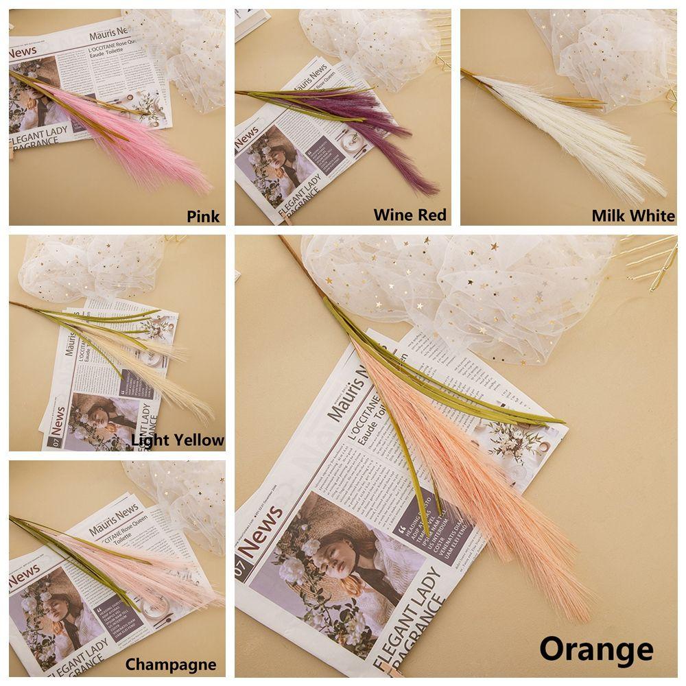 Bó Hoa Pampas Giả 40inch Dùng Trang Trí Nhà Cửa / Tiệc Cưới