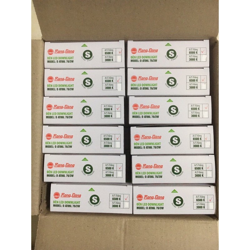 Đèn led âm trần rạng đông