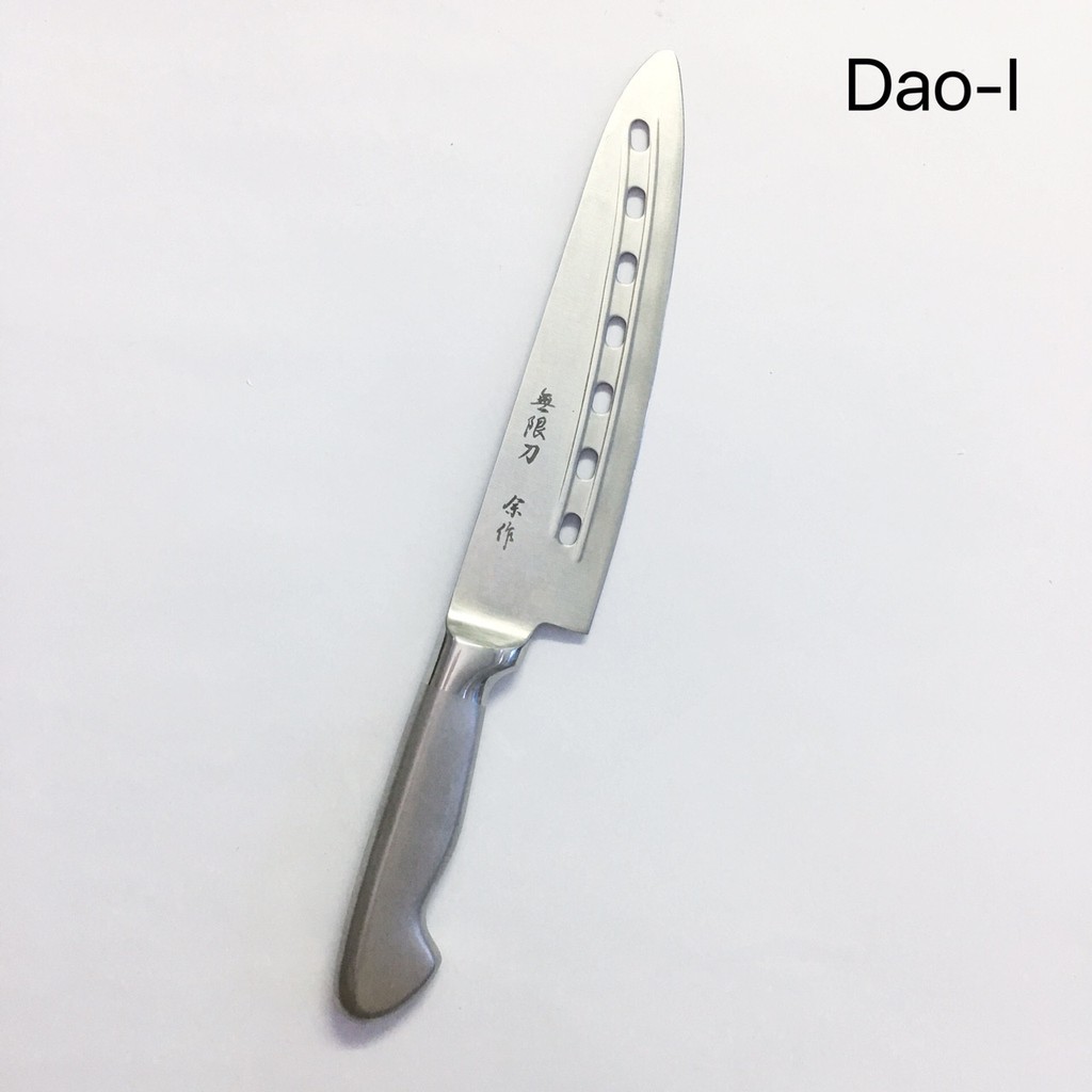 Dao thái có lỗ cán rỗng bằng thép Mitsuboshi 185mm