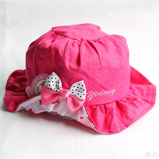 Mũ Rộng Vành Che Nắng Dễ Thương Công Chúa Dành Cho Bé Gái 1-3 Tuổi