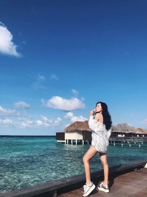 Áo lưới đi biển siêu hot hàng Quảng Châu