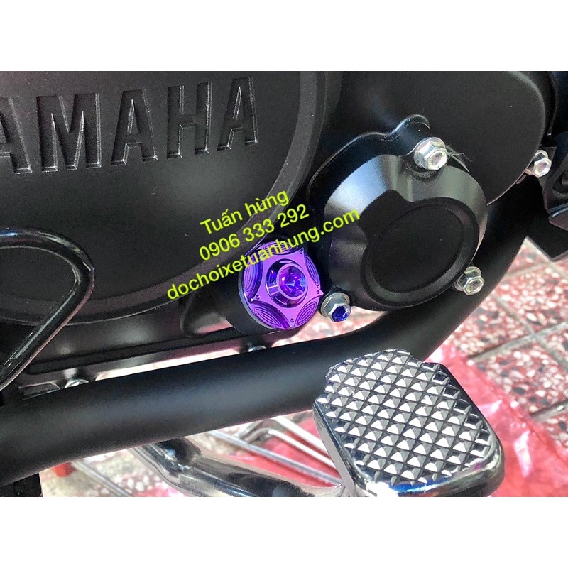 Ốc nắp nhớt titan xe máy  - ốc nhớt xe máy titan 7 màu - đồ chơi xe ex155