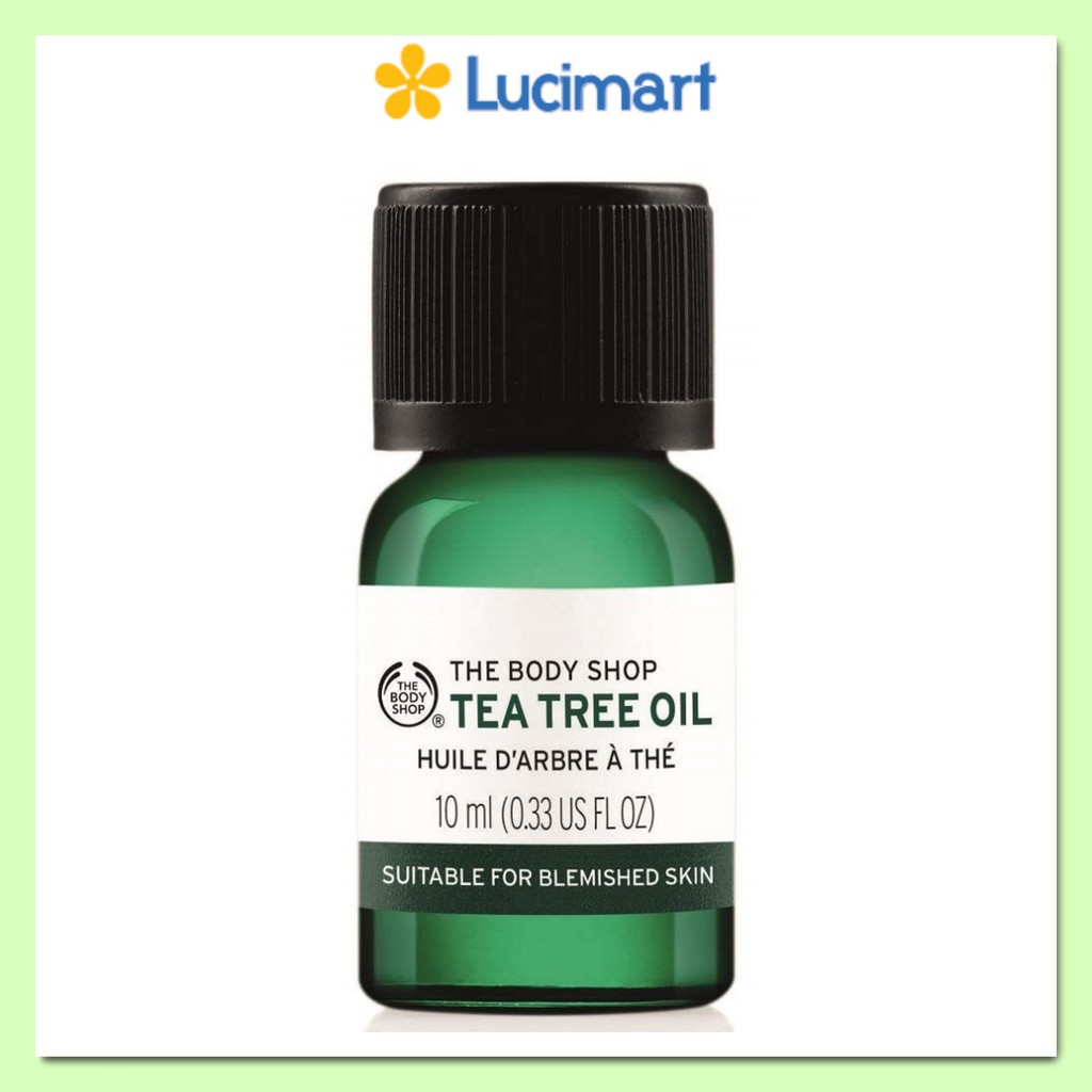 Tinh dầu Tea Tree Oil 10ml, Tea Tree Targeted Gel 2.5ml (Made in UK)