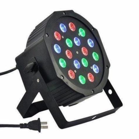 [FREE SHIP => 50K ] Đèn sân khấu Flat Par Light 18 Led Cảm ứng âm thanh