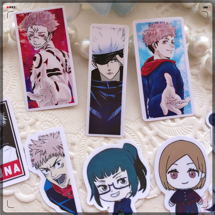 40 nhãn dán hoạt hình Jujutsu Kaisen Q-1 Itadori Yuji Fushiguro Megumi Gojo Satoru trang trí sổ tay/album/nhật ký DIY