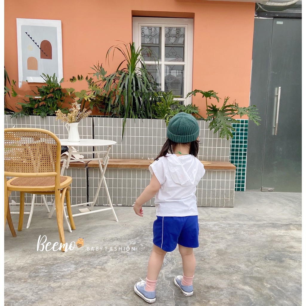 Bộ cotton cá tính cho bé, bộ thun unisex hàng Beemo năng động