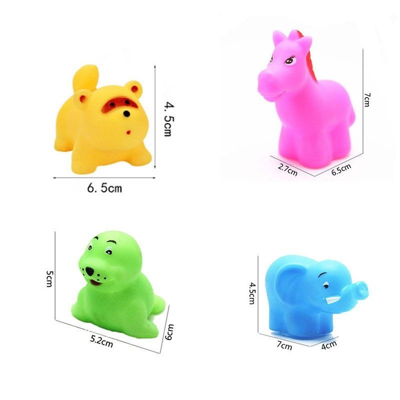 Set 13 đồ chơi phòng tắm kiểu động vật đáng yêu dành cho bé
