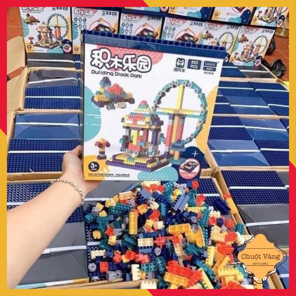 Bộ lắp ráp 520 chi tiết (loại đủ)