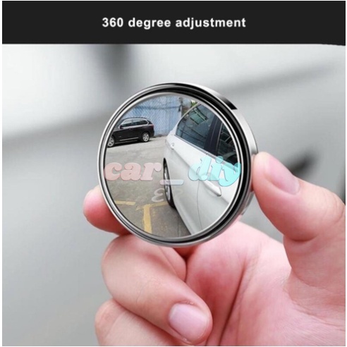 Set 2 Gương Chiếu Hậu Chống Nước Xoay 360 Độ 3M Cho Xe Hơi Xe Tải SUV