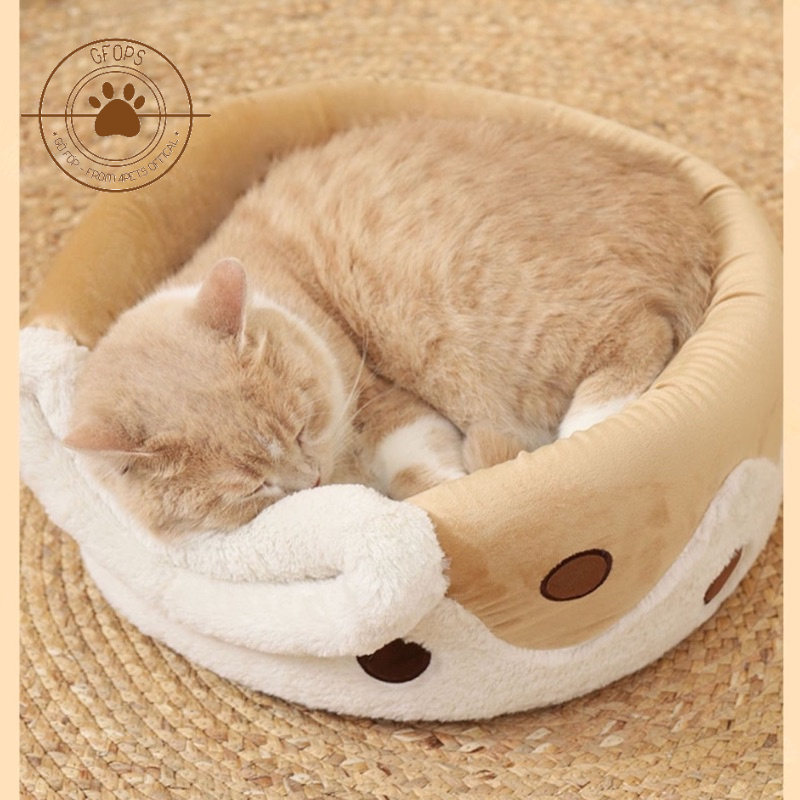 Ổ đệm/ Ổ nằm cho chó mèo, thú cưng mẫu trà sữa và coffee siêu cưng - 4pets official