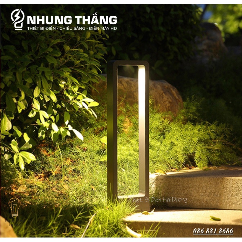Đèn Trang Trí Sân Vườn DSV-818 Chống Nước - Chiều Cao 80cm - Ánh Sáng Vàng - Sử Dụng Điện