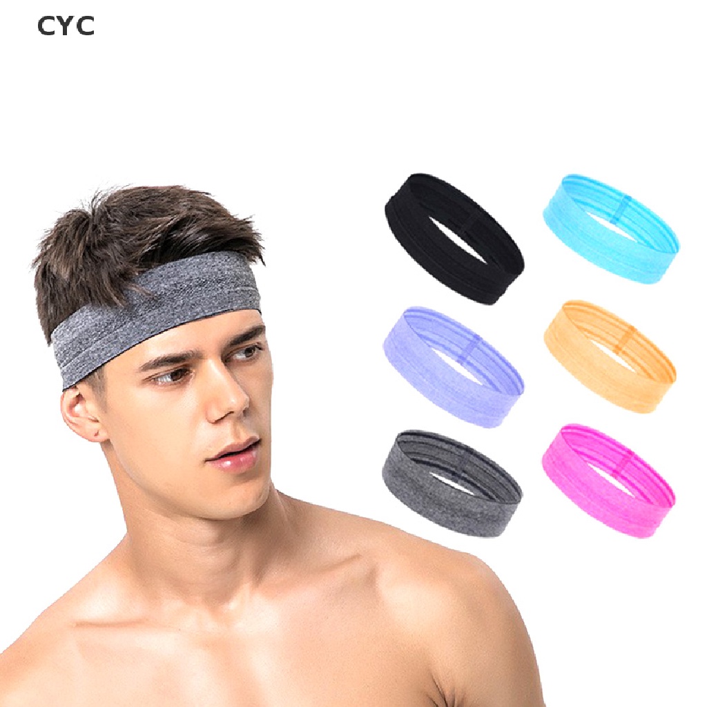 Băng đô tập thể thao/ yoga thấm hút mồ hôi co giãn cho nam nữ CY