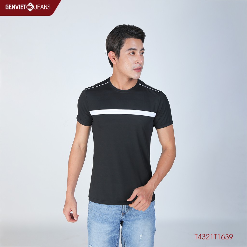 Áo thun co giãn nam T4321T1639 GENVIET | BigBuy360 - bigbuy360.vn