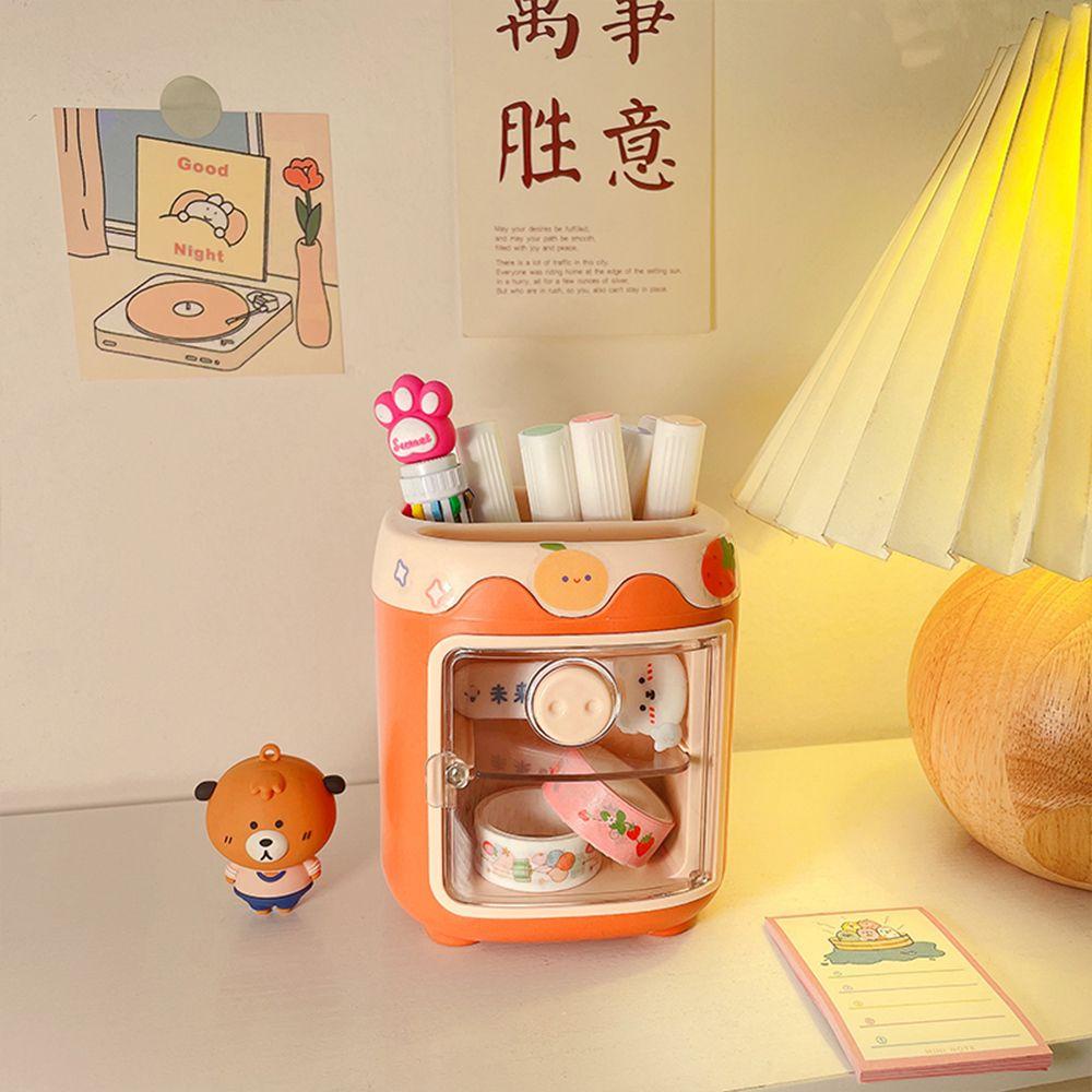 LAKAMIER Hộp Đựng Bút Bằng Acrylic Sức Chứa Lớn Mới