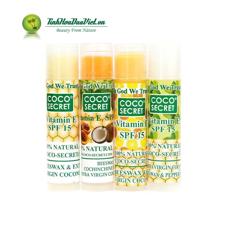Son Dưỡng Môi Gấc Coco Secret Giảm Thâm Giúp Môi Hồng Tự Nhiên
