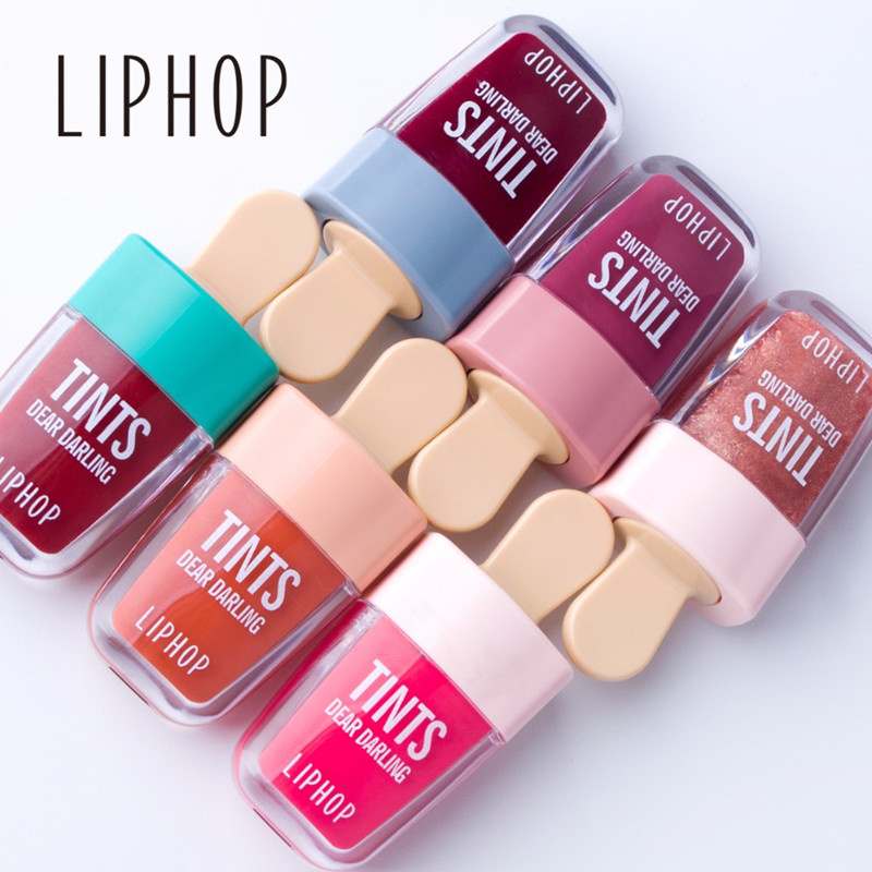 # @ Promotions1PCs LIPHOP Lâu Dài Lip Tint 6 Màu Sắc Lỏng Lipstik Batom Màu Đỏ MỘT Aardwolf Về Như