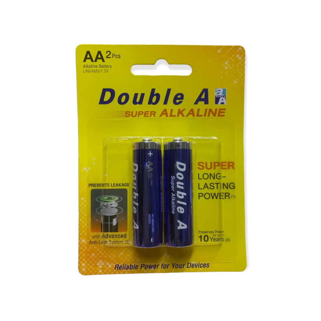 Pin tiểu 2A Double A - Vỉ 2 viên