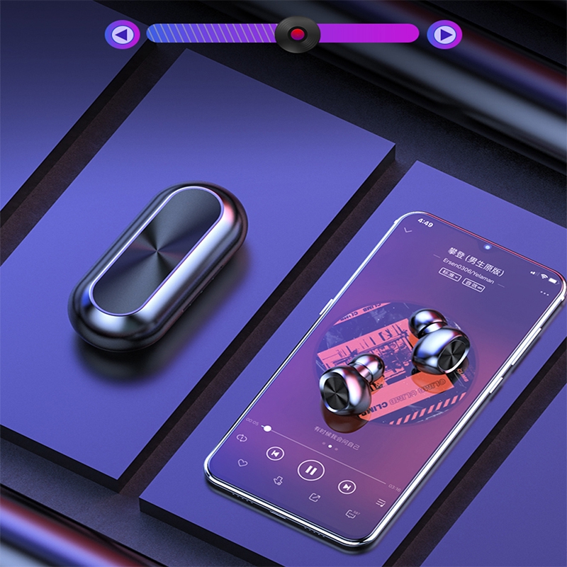 Tai Nghe Bluetooth 5.0 B5 TWS Chính Hãng Chống Ồn Cảm Ứng Kèm Phụ Kiện Có Mic Dành Cho Mọi Điện Thoại Thông Minh | BigBuy360 - bigbuy360.vn