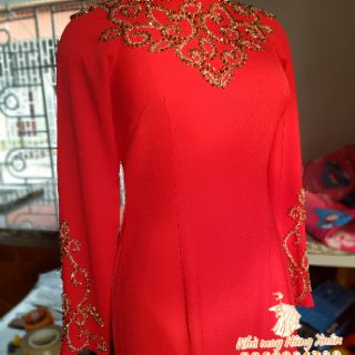 ÁO DÀI CHO NGÀY CƯỚI (nhận may đo theo số đo)