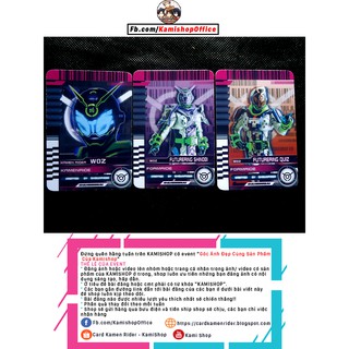 Combo 3 thẻ Woz, Woz Futurering Shinobi, Woz Futurering Quiz