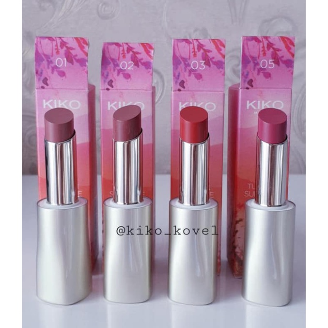 Son môi kiko siêu dưỡng mềm mượt màu hồng đất Tuscan Sunshine Shiny Lip Stylo - Kiko Milano - Italy