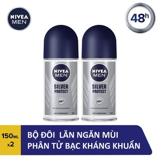 Lăn Khử Mùi Nivea Phân Tử Bạc 50ml