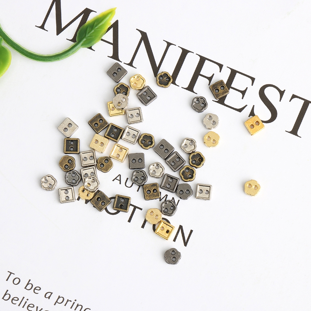 Set 10/20 Nút Áo 4mm Hai Lỗ Cho Búp Bê