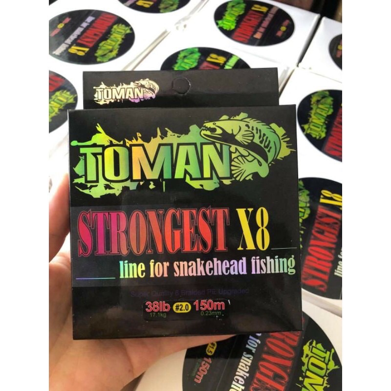 dây pe toman 8x siêu bền