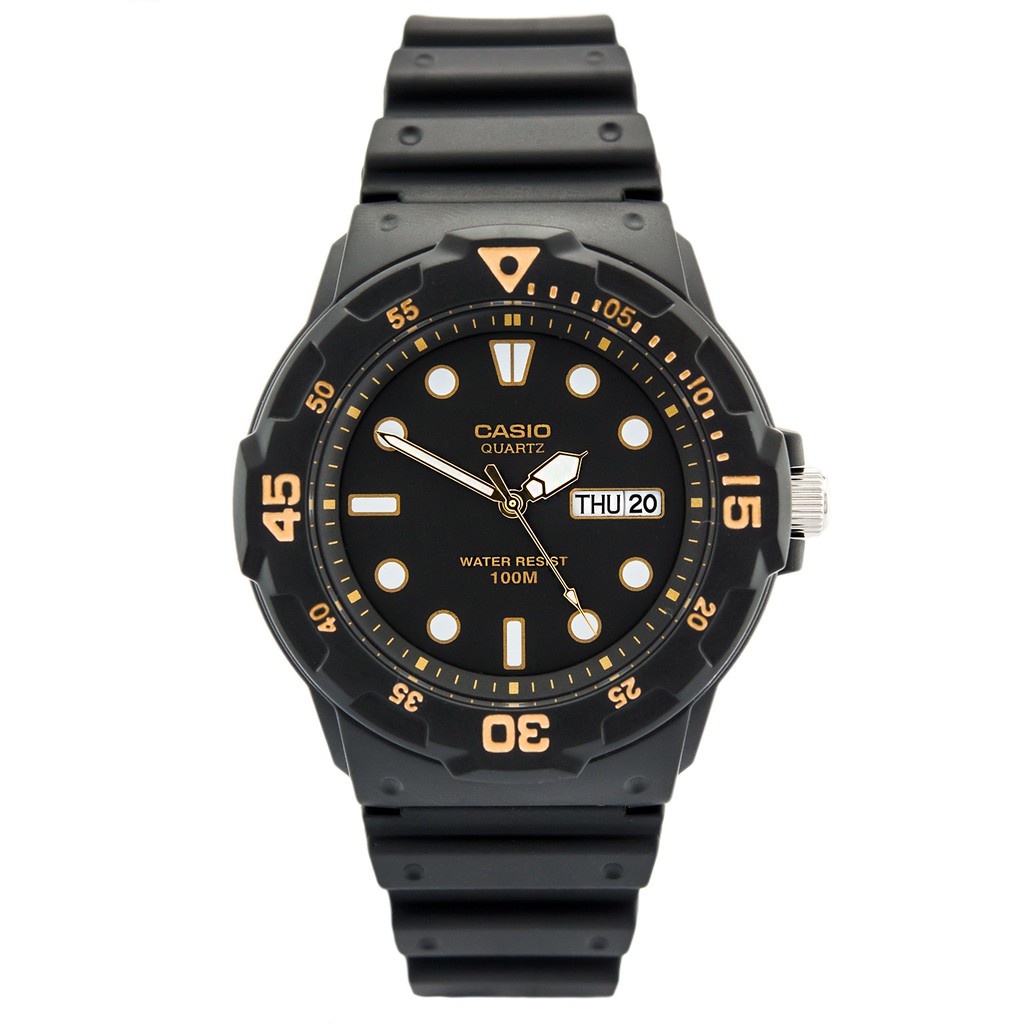Đồng hồ nam dây nhựa Casio chính hãng Anh Khuê MRW-200H-1EVDF (44mm)
