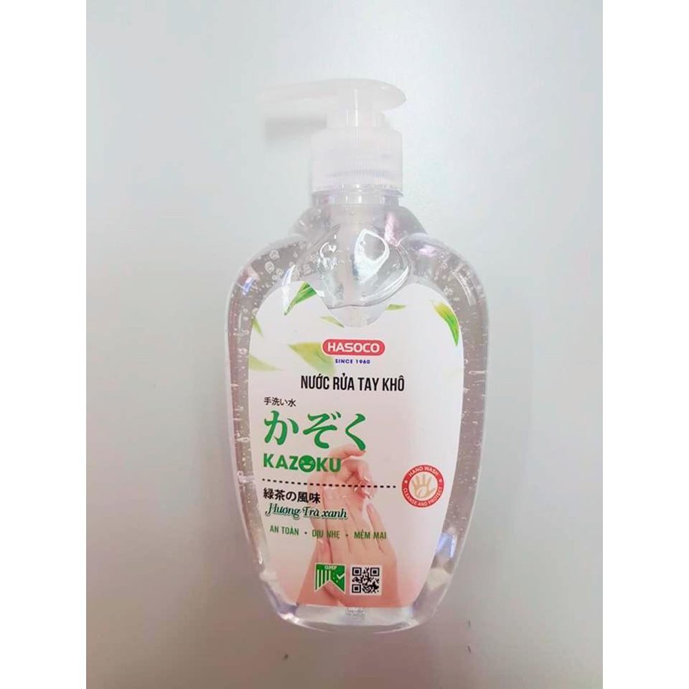 [inbox] Bán buôn thùng 24 chai Gel nước rửa tay khô diệt khuẩn Hasoco Hasoku Kazoku 500ml có vòi xịt - Nhà máy Xà phòng